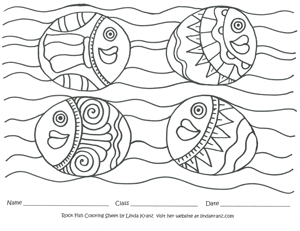 Fish Coloring Sheet